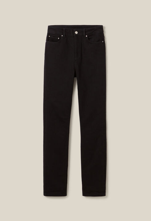 Schwarze Slim-Jeans