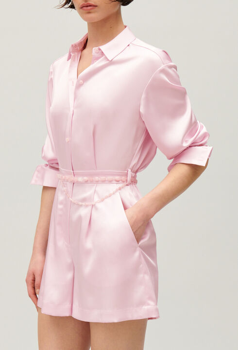 Gesmokter Playsuit Blush