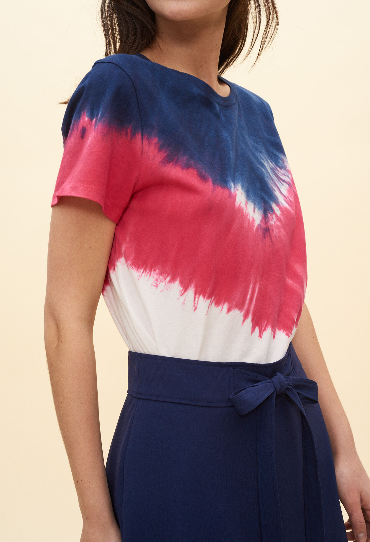 Geometrisches T-Shirt tie & dye