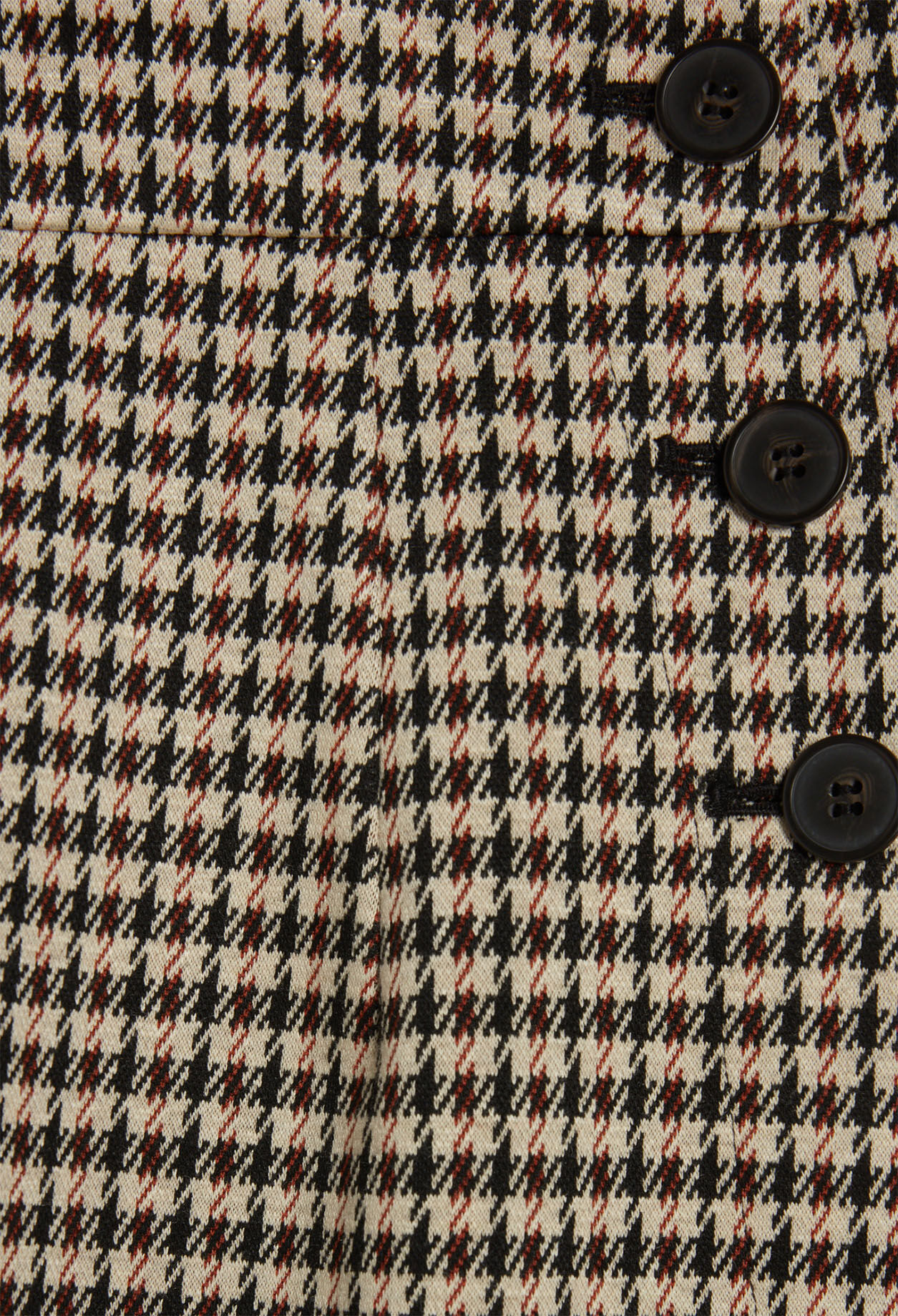 Gemusterter Short-Rock