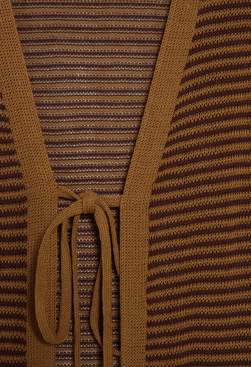Long-Cardigan Braun