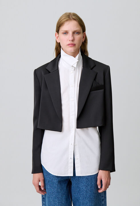 Satin-Blazer