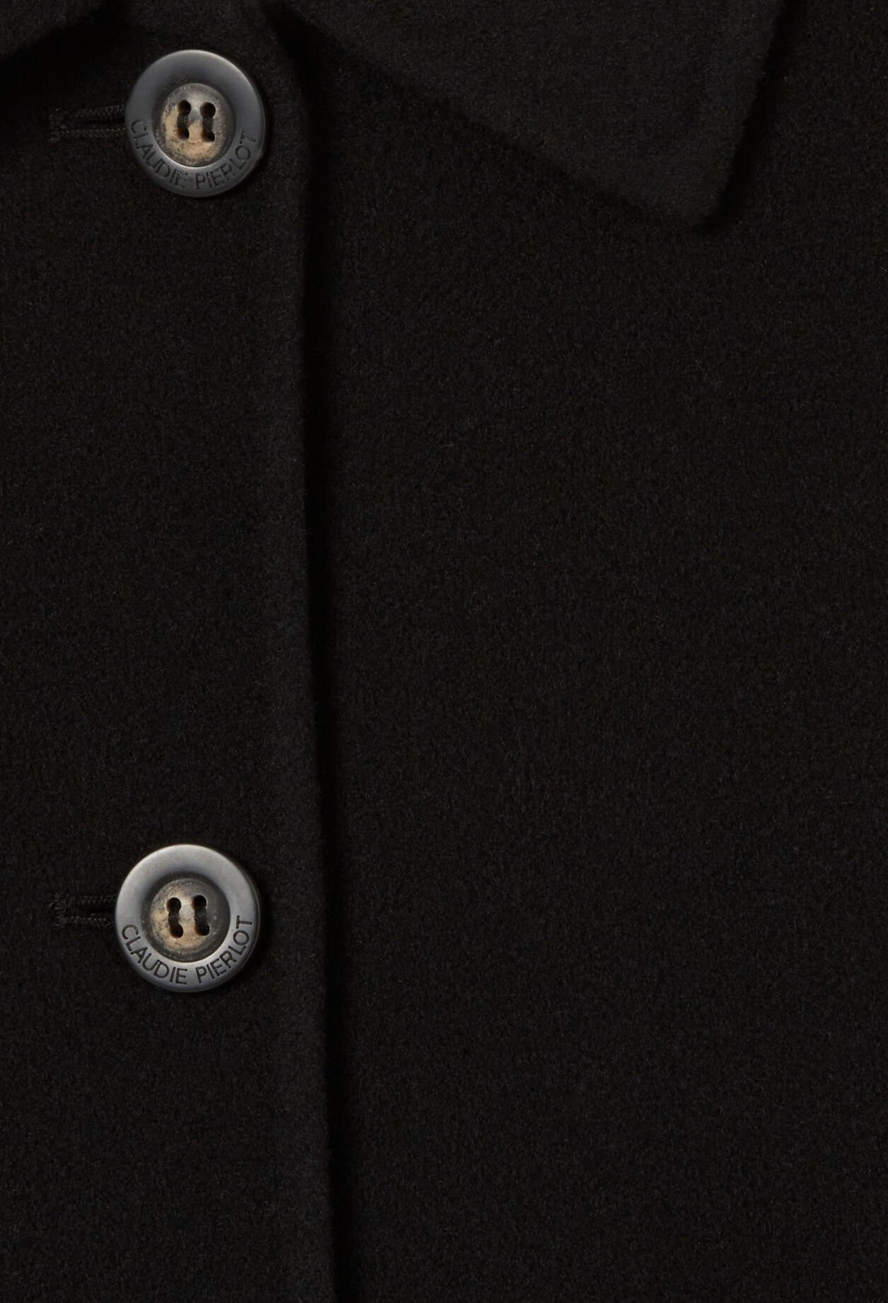 Kurze Jacke mit Hemdkragen