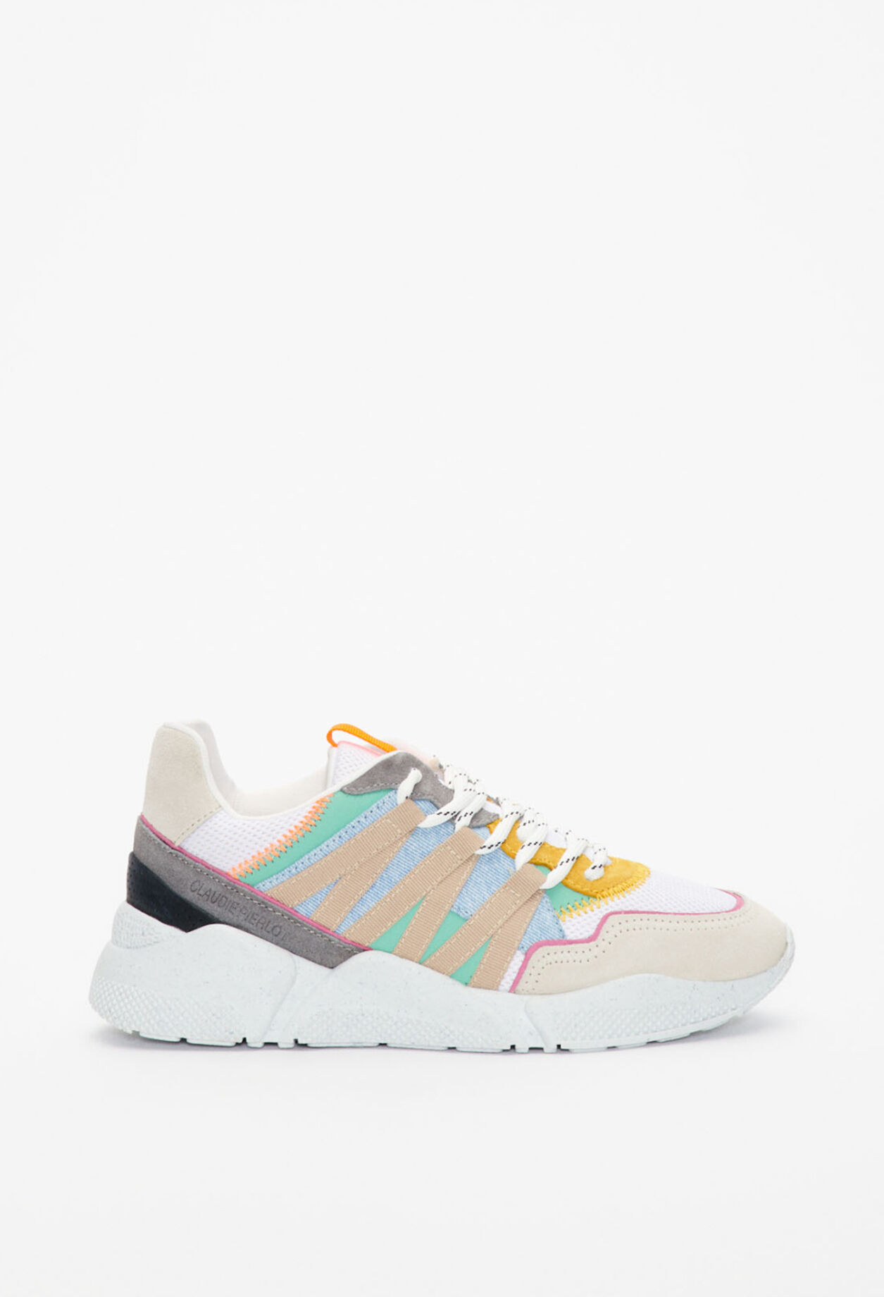 Grafische Sneakers  Öko-Leder