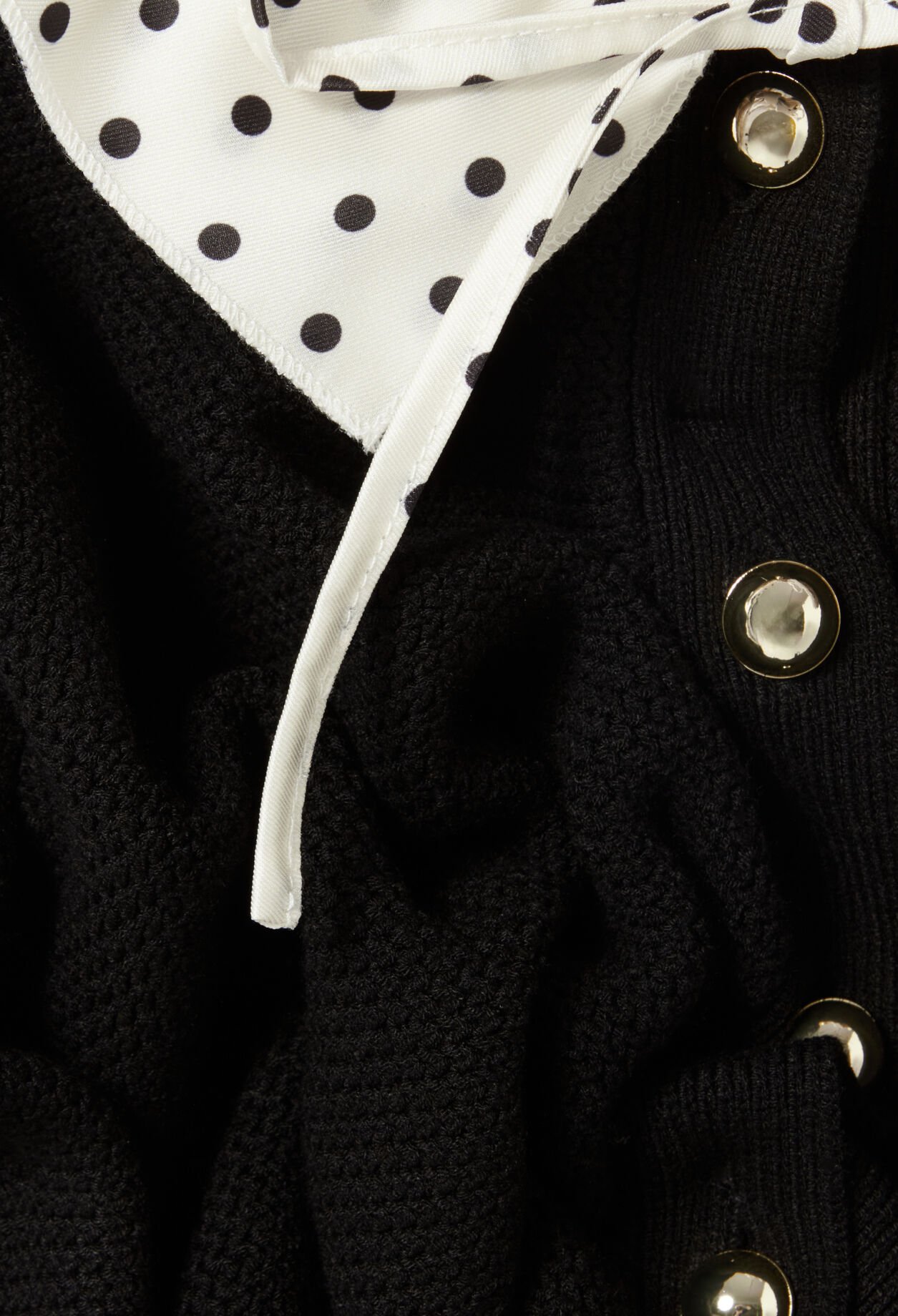 Feinstrick-Cardigan mit Kragen
