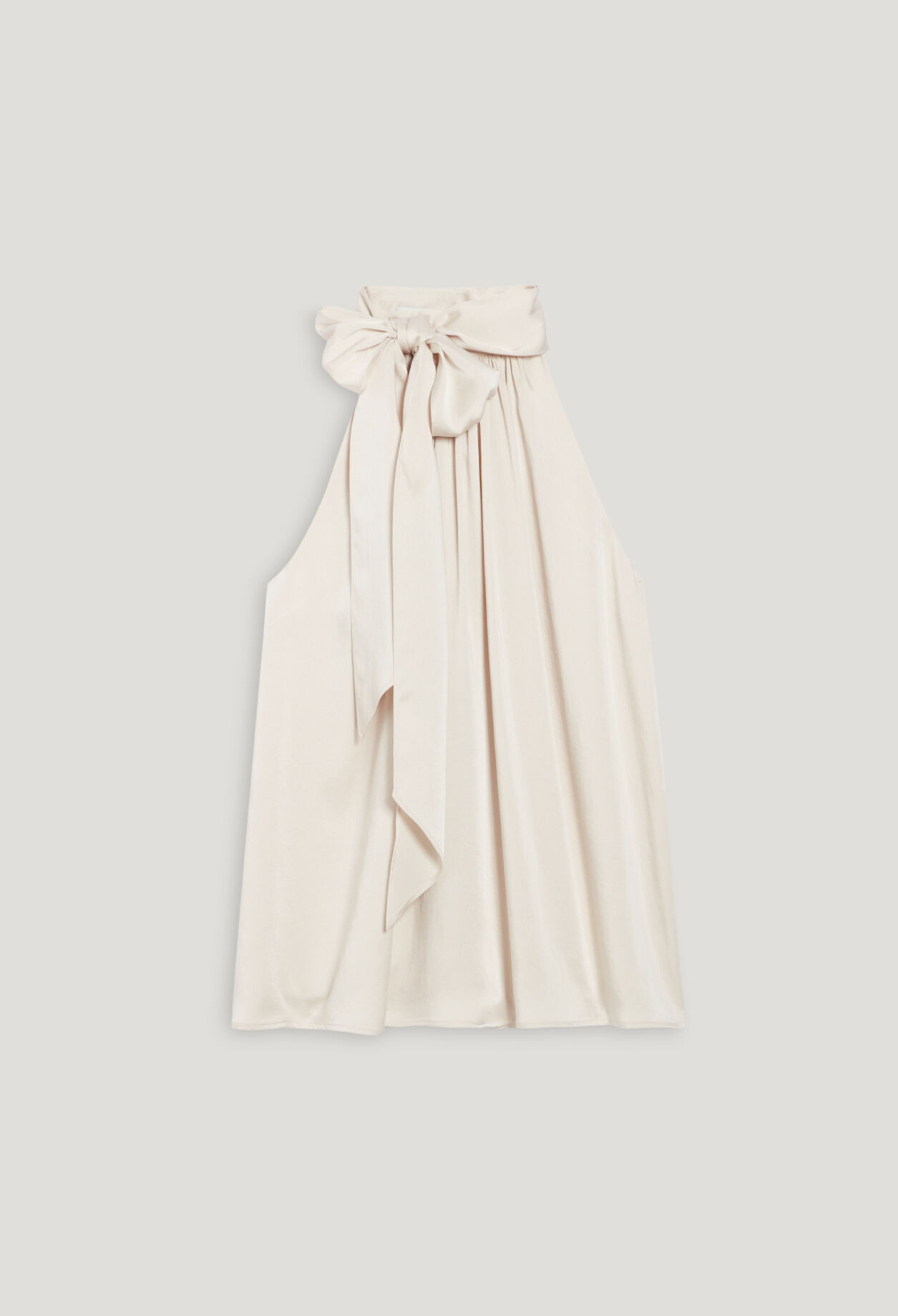 Fließendes Top in Beige