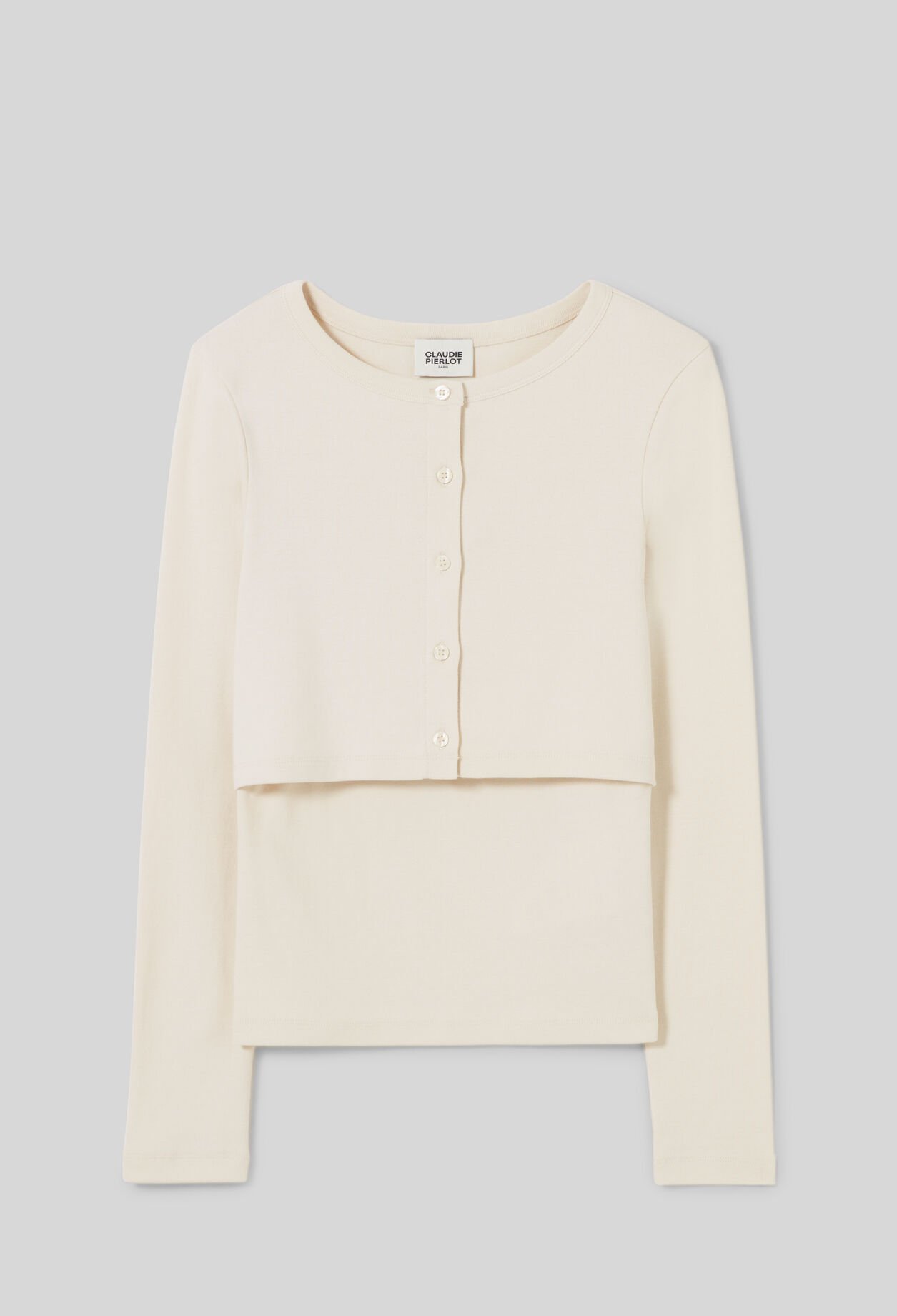 Set aus T-Shirt und Strickjacke