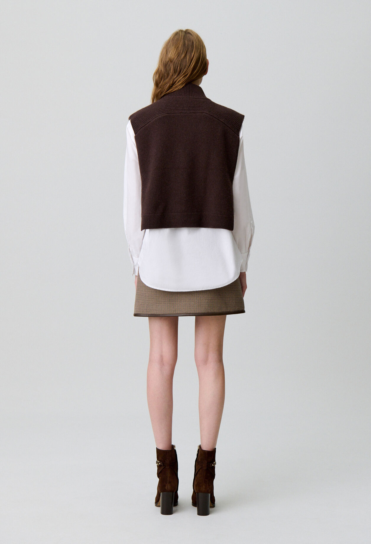 Ärmelloses Stricktop