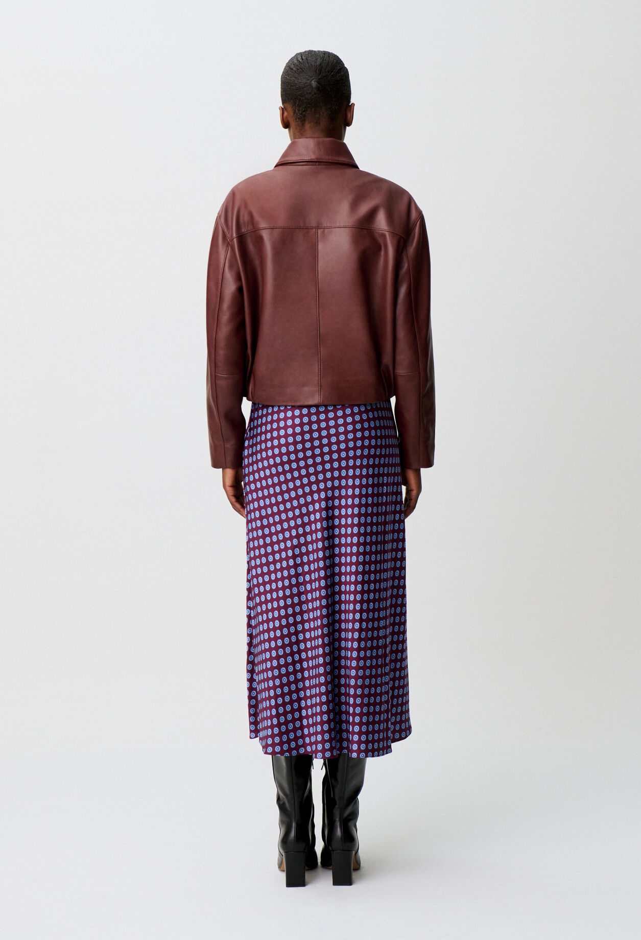 Kurze Lederjacke
