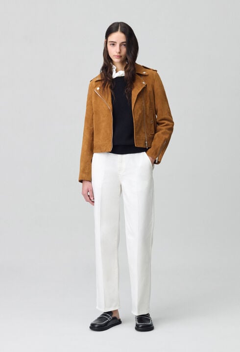 Perfekte Wildlederjacke
