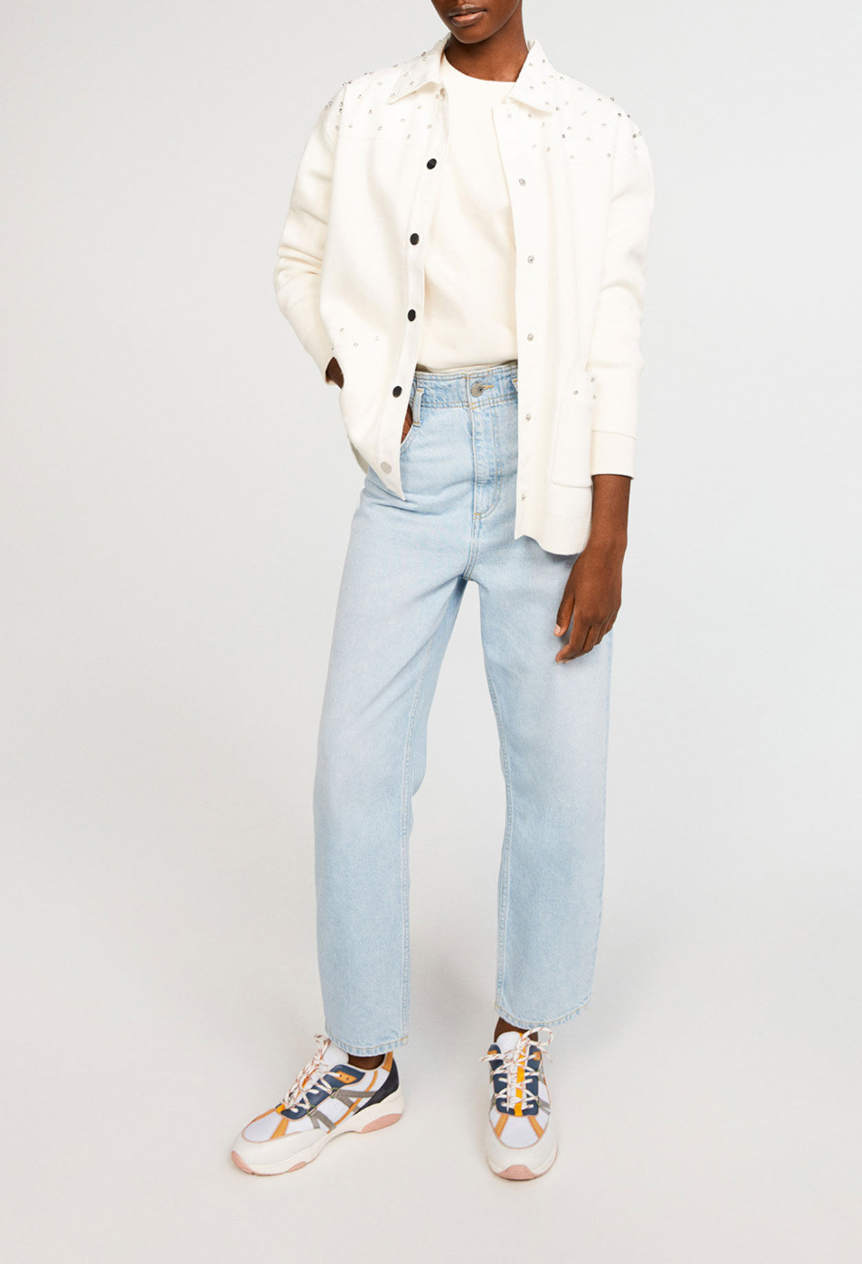 Blouson aus Bimaterial