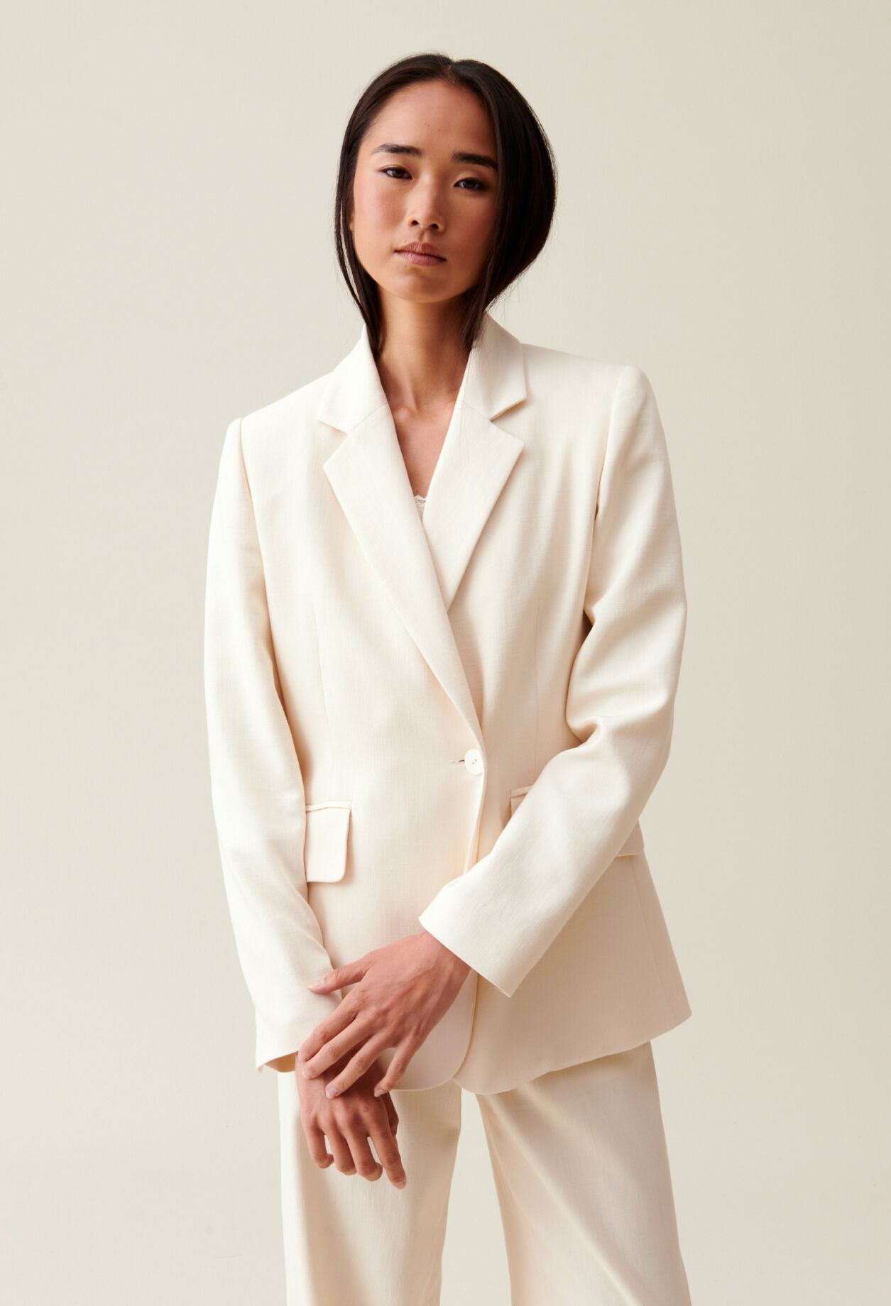Elfenbeinfarbener Blazer