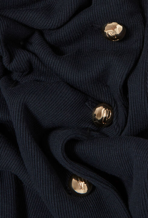 Langes Strickkleid