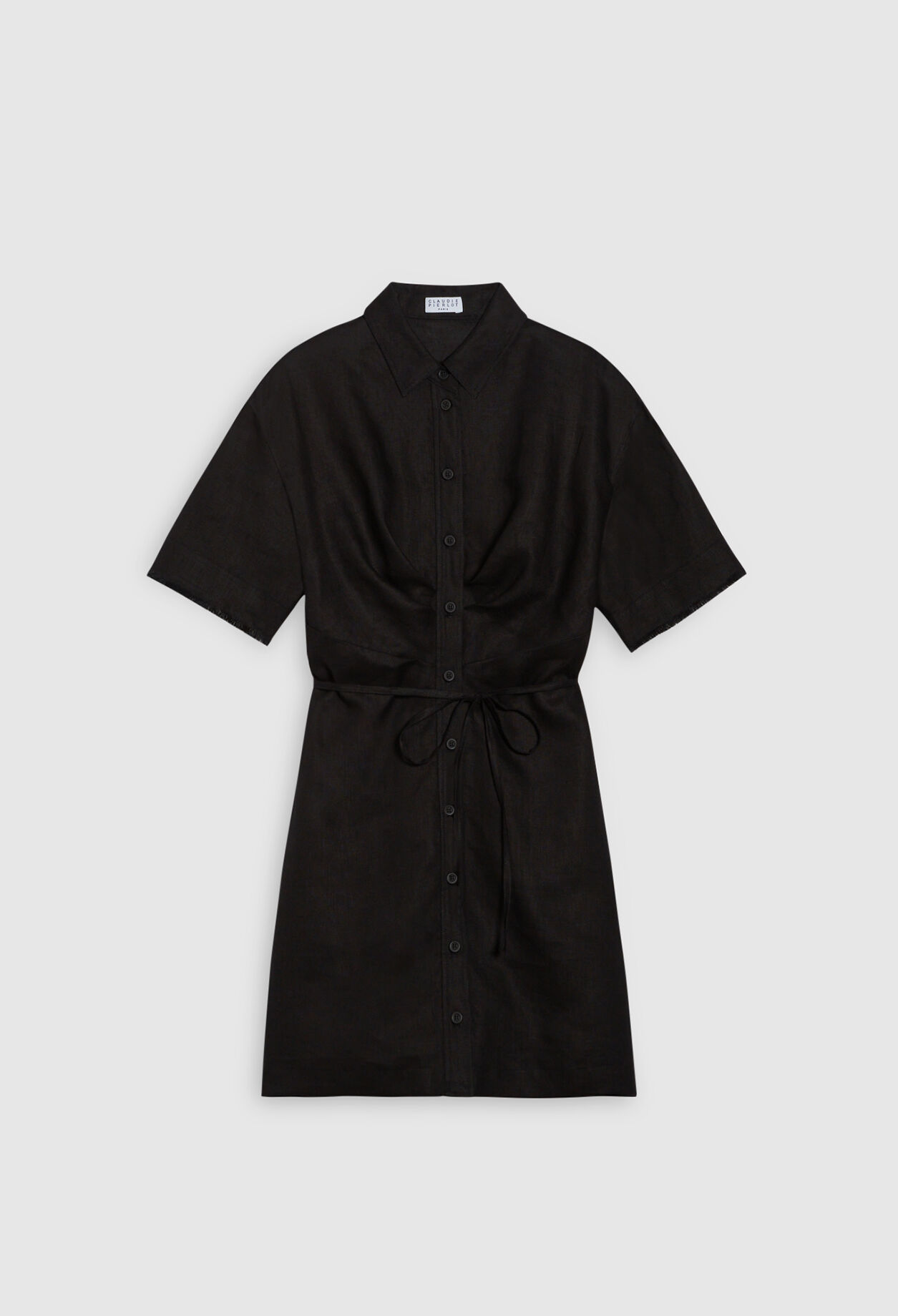 Kurzes Kleid aus Leinen