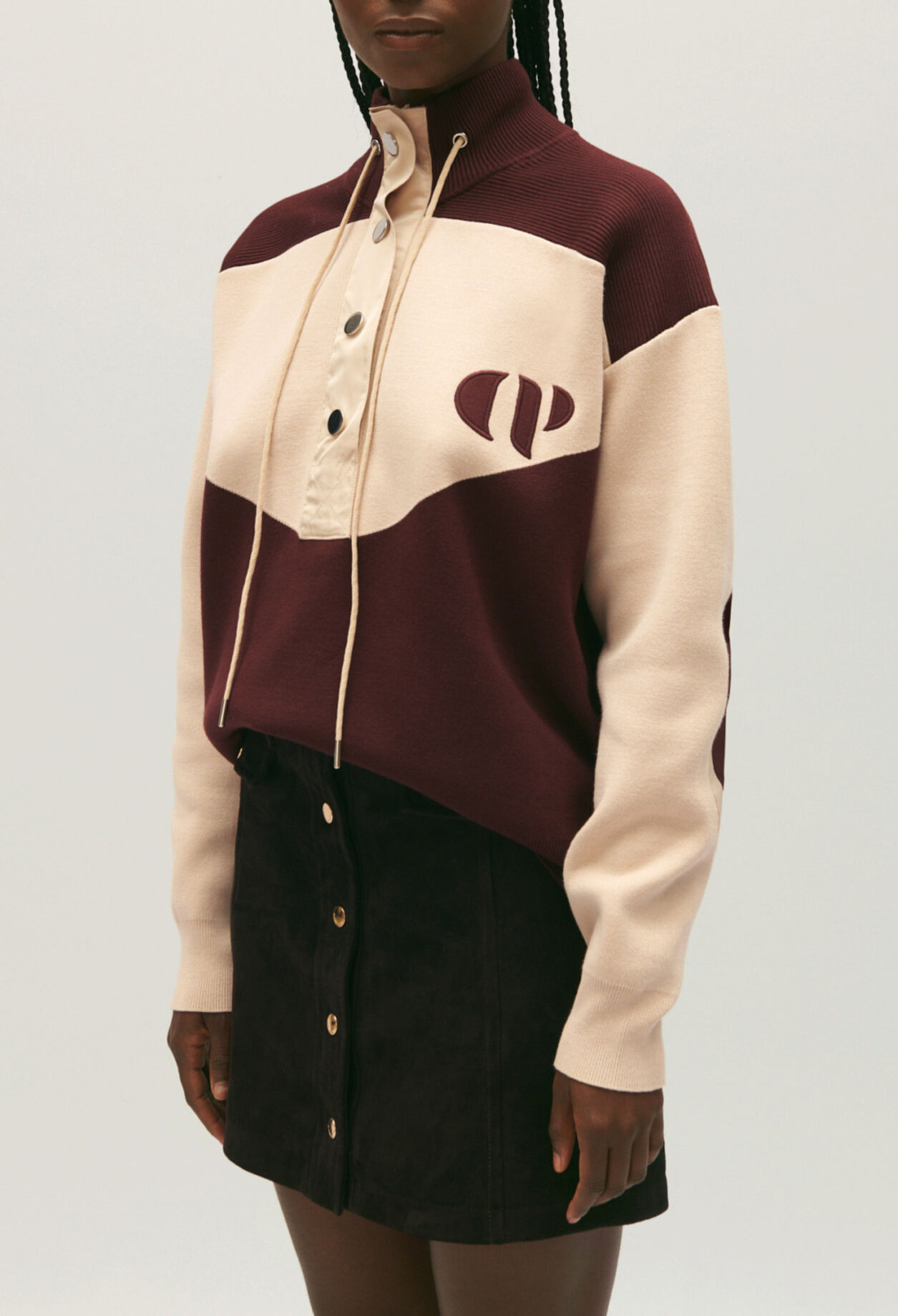 Sweatshirt Minimum Troyerkragen