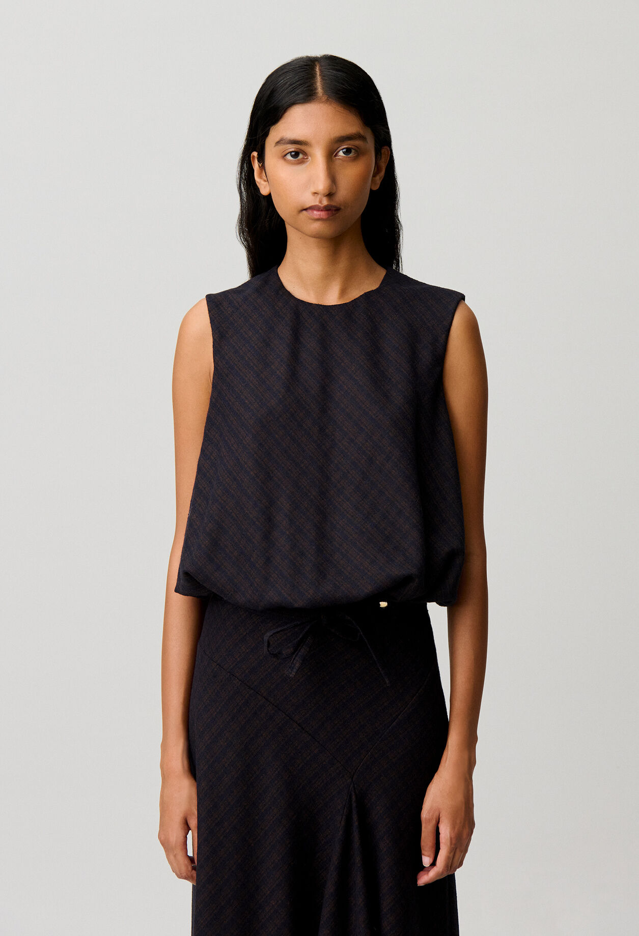 Kurzes blusiges Top
