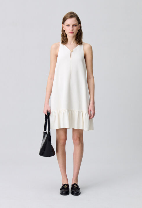 Ärmelloses kurzes Kleid