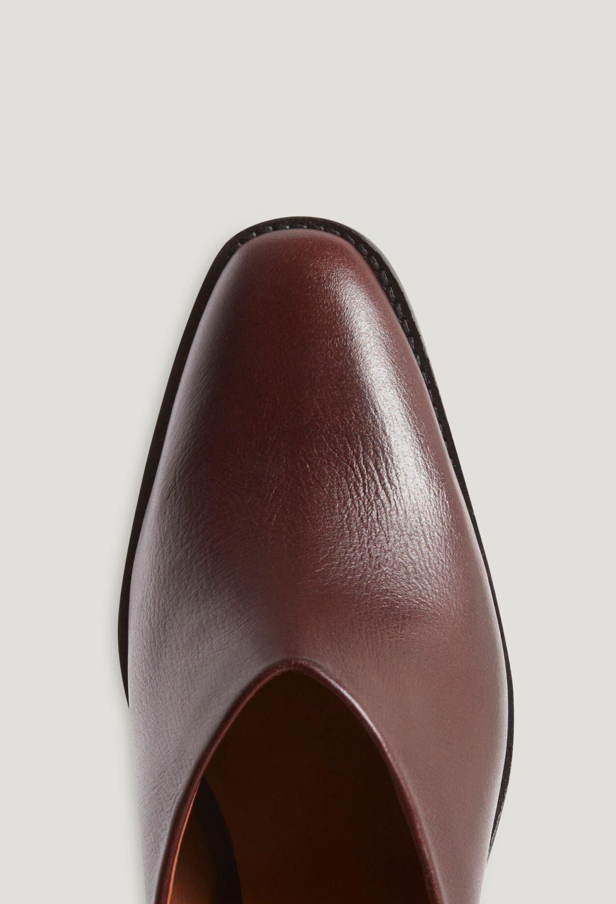 Braune Mules mit Absatz