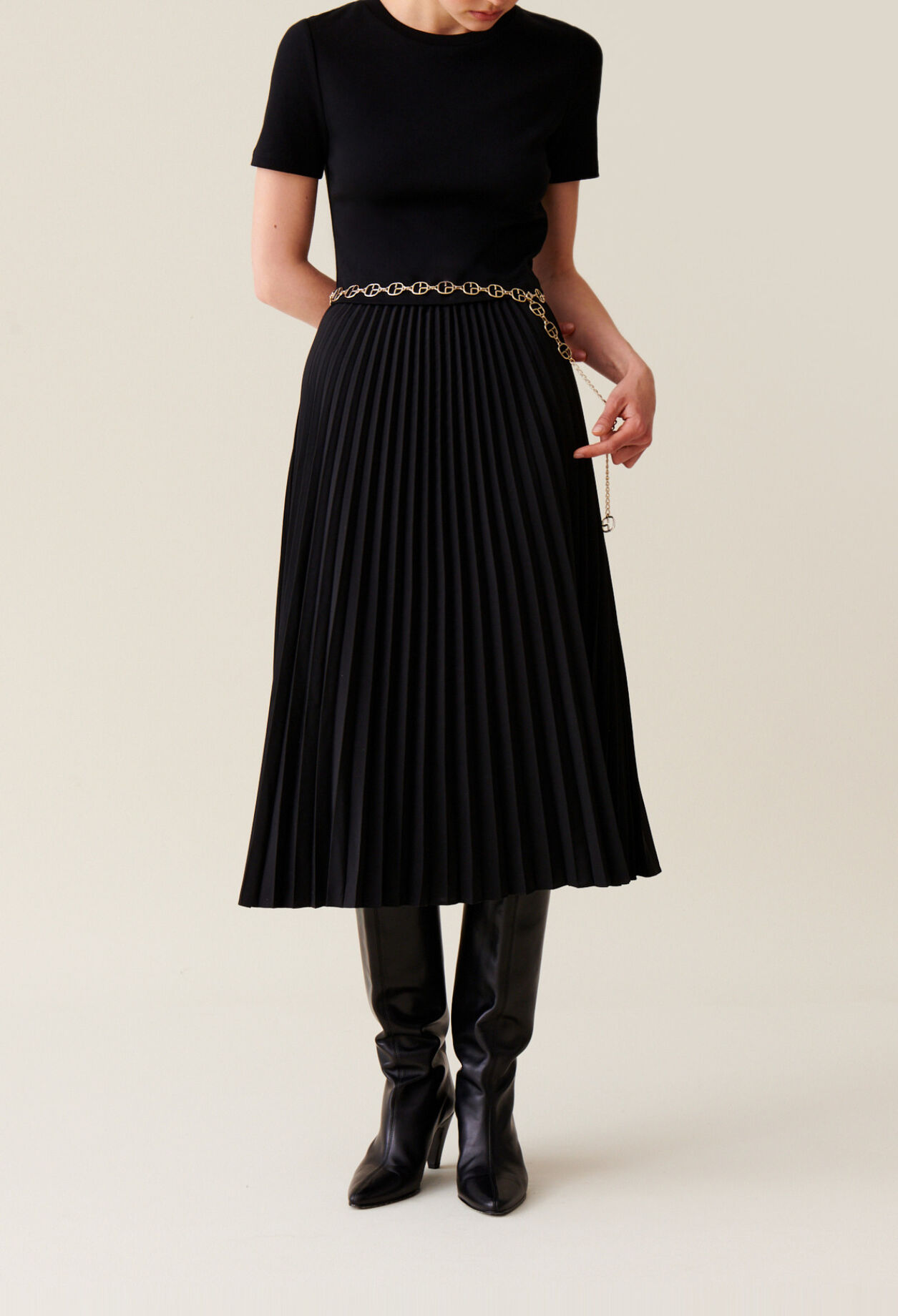Zweistoff-Kleid Twist