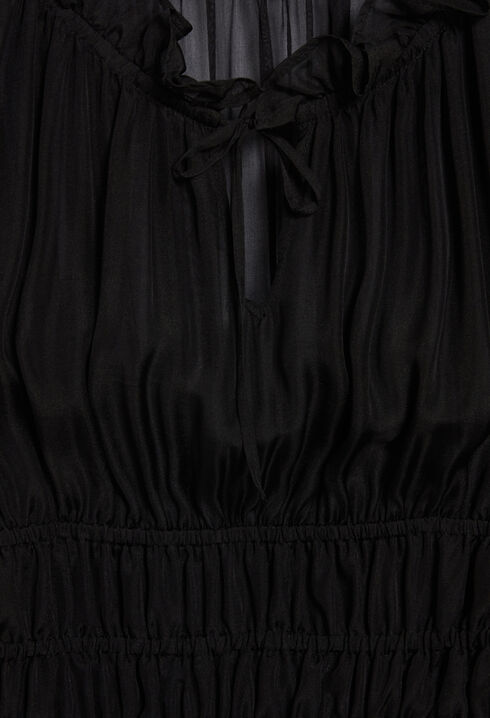 Langes Kleid Schwarz