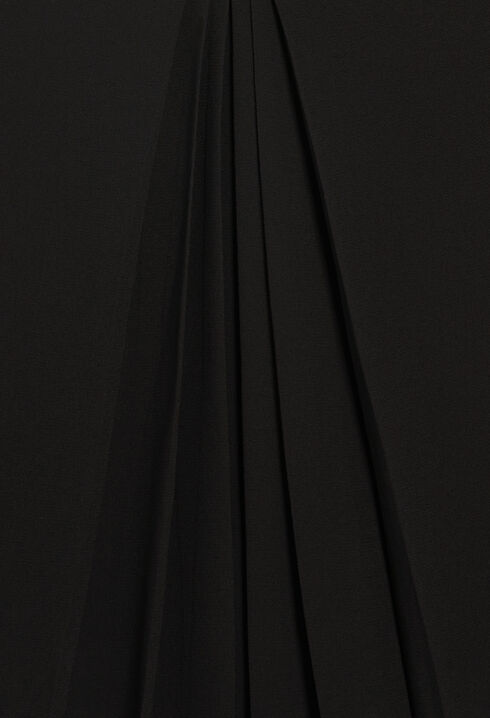 Bustier-Top mit Trägerbändern Schwarz