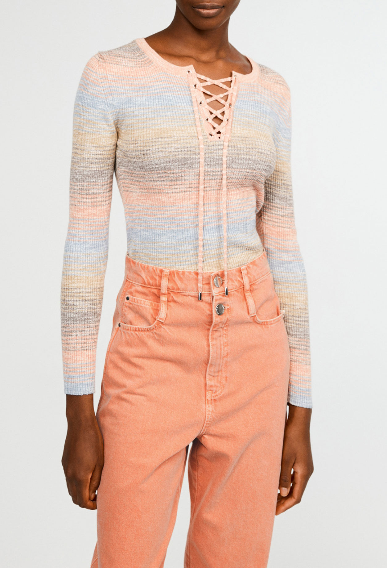 Langärmeliger Pullover