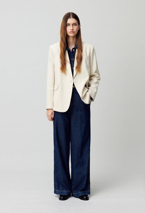 Gestreifter Blazer