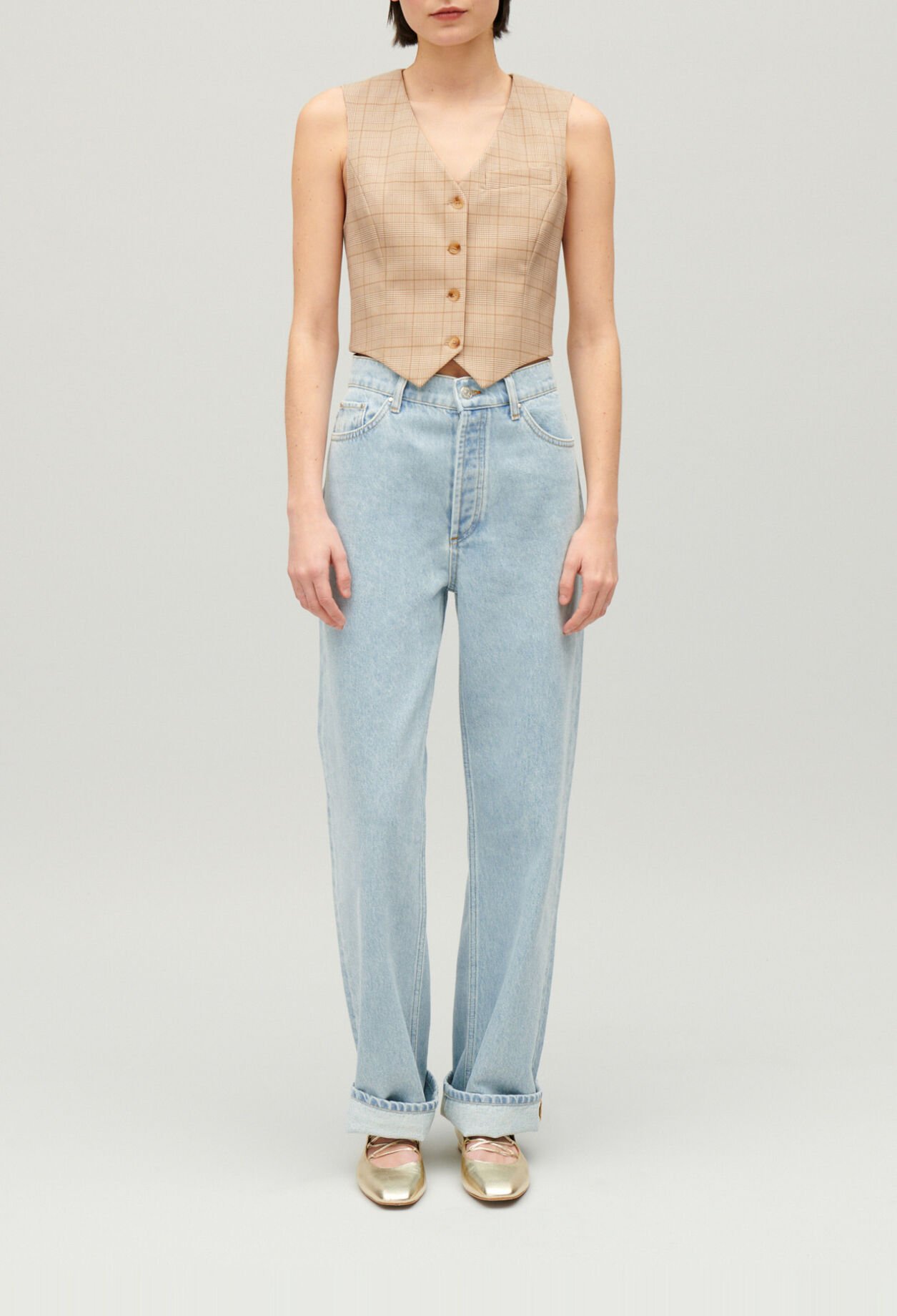 Jean Louis flare blau verwaschen
