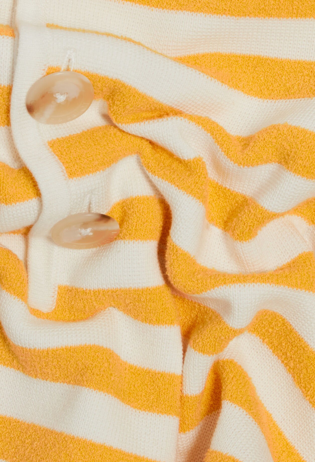 Kurze gestreifte Frotteeshorts