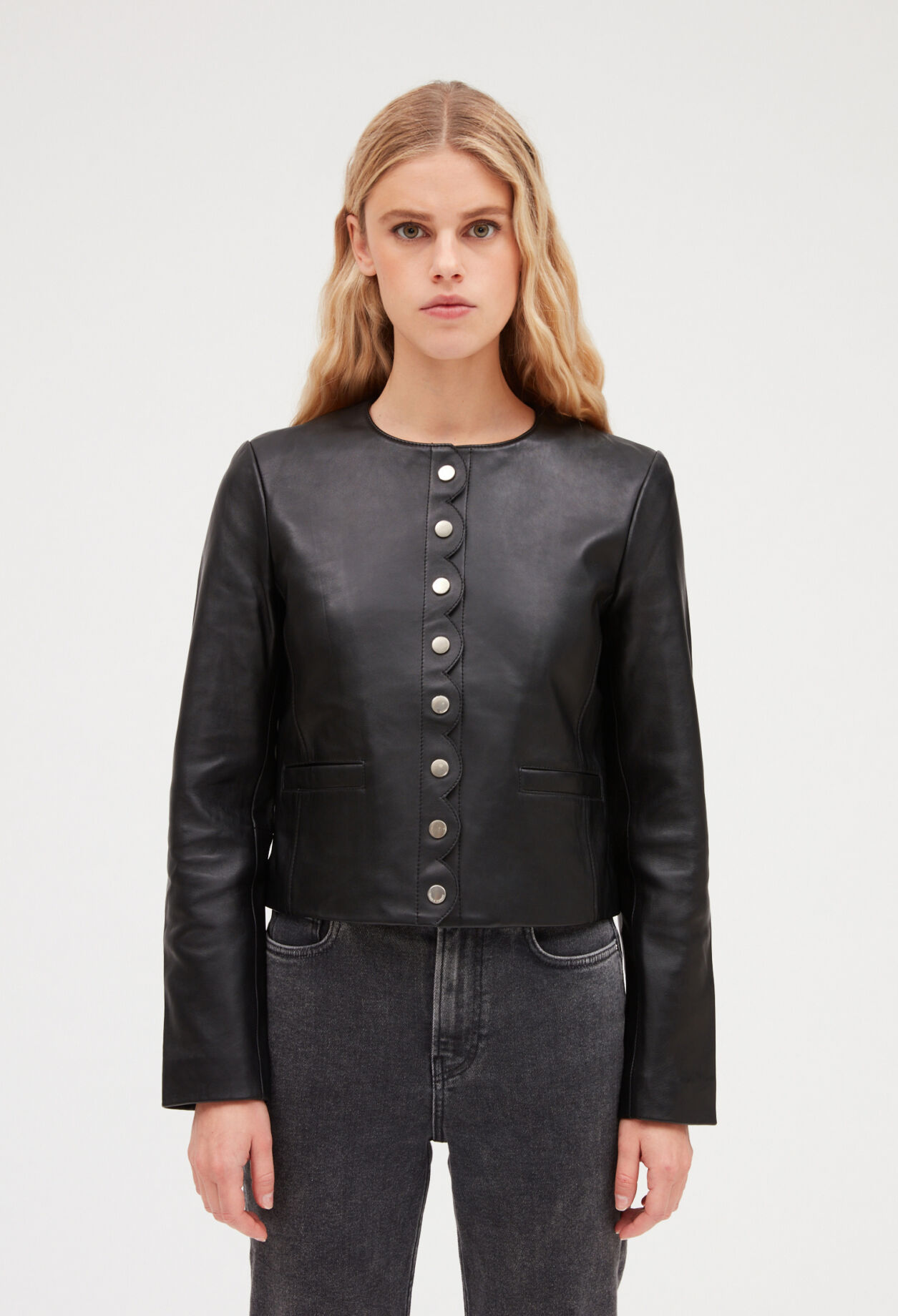 Blouson Glattleder
