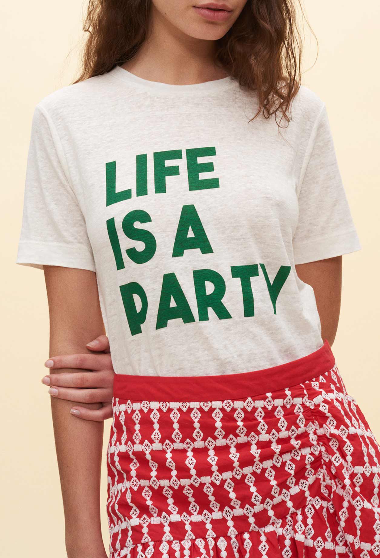 T-Shirt mit Siebdruck