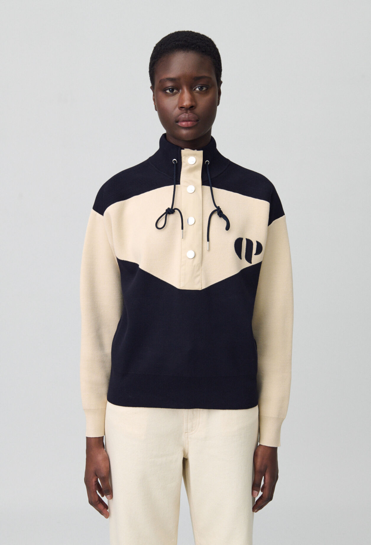 Sweatshirt Minimum Troyerkragen