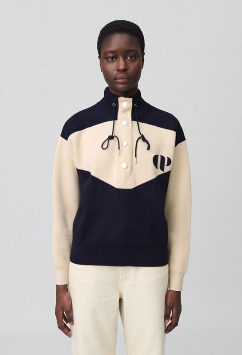 Sweatshirt Minimum Troyerkragen