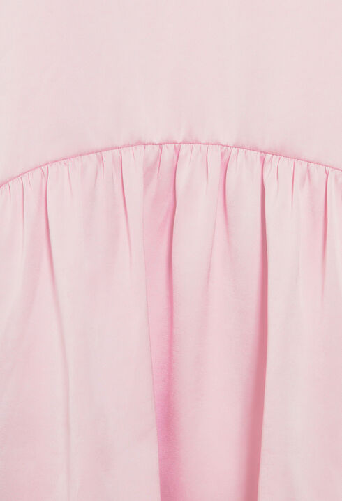 Satiniertes Midikleid