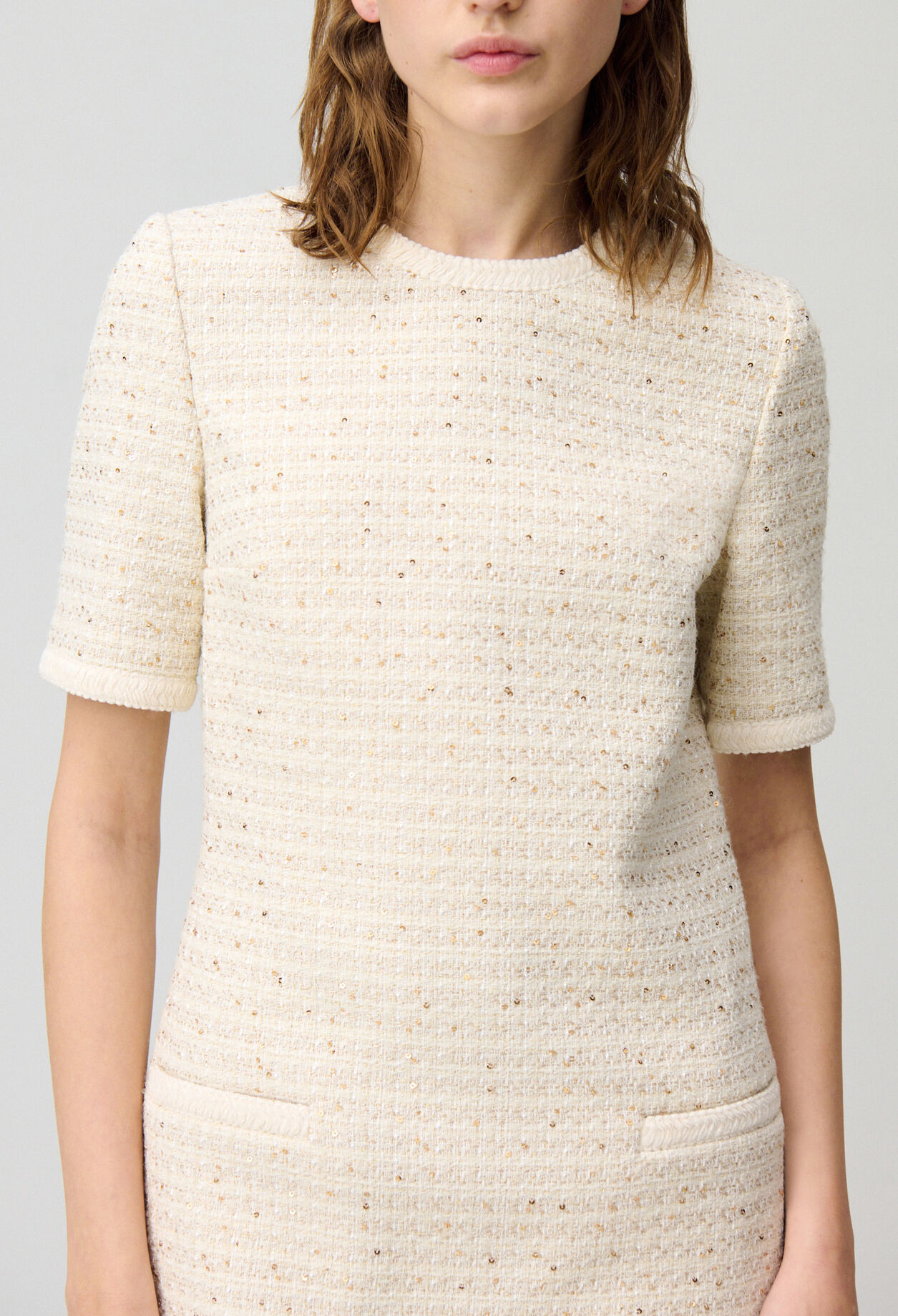 Tweed-Kleid kurz