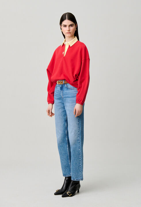 Oversize-Sweatshirt aus Baumwolle