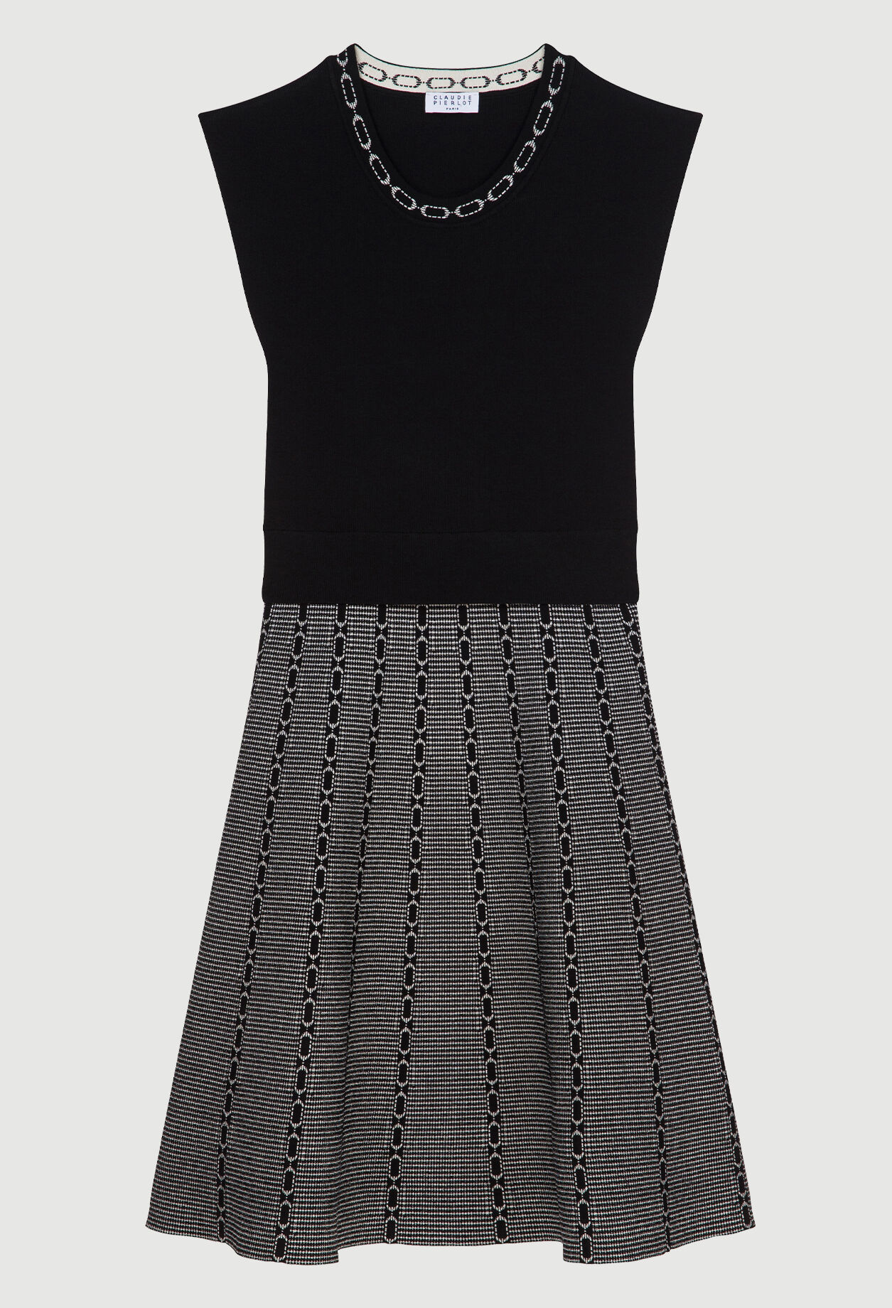 Ärmelloses Strickkleid