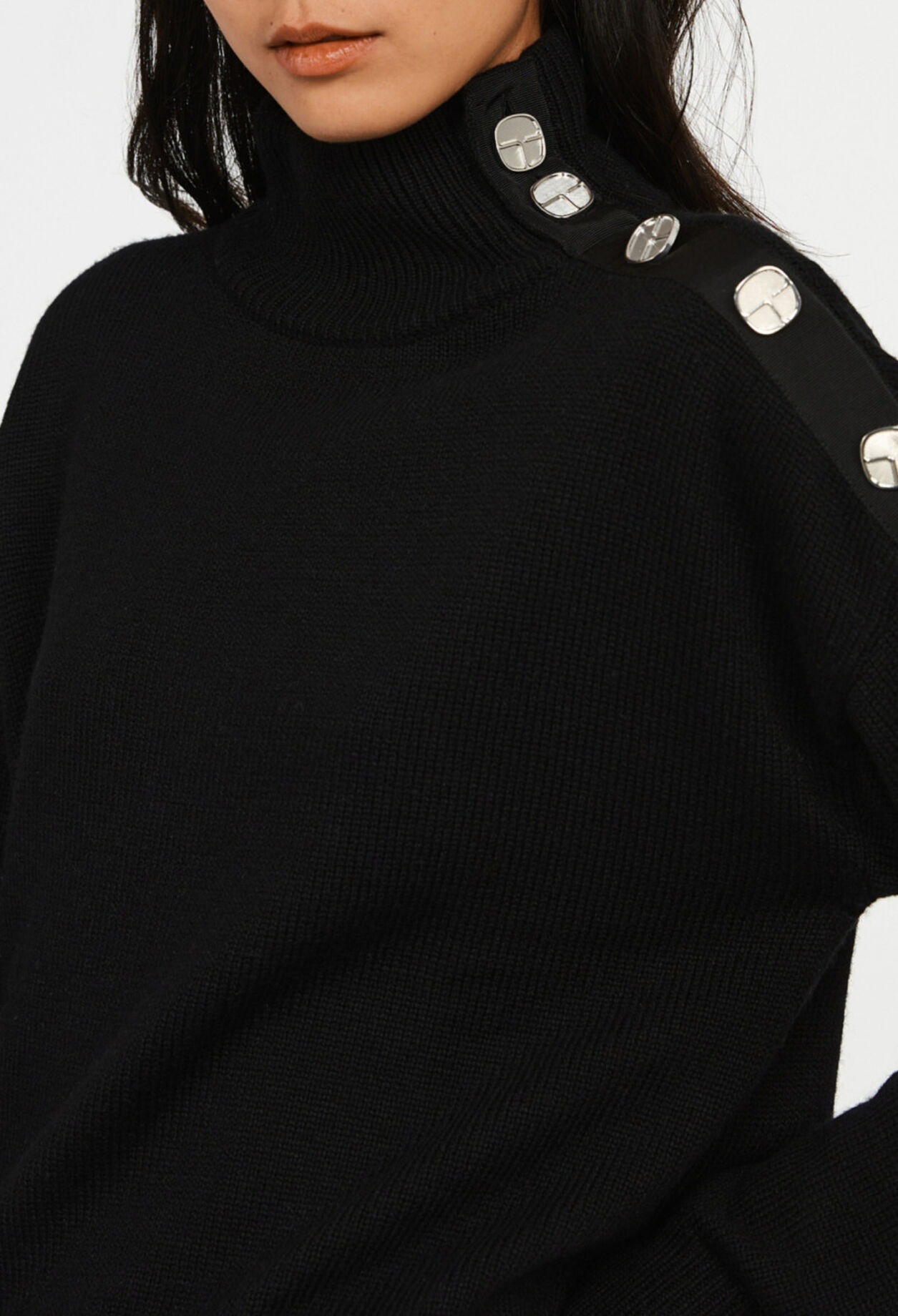 Oversize-Pullover aus Wolle