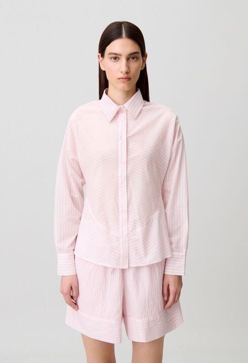 Bluse mit Volants am R&uuml;cken