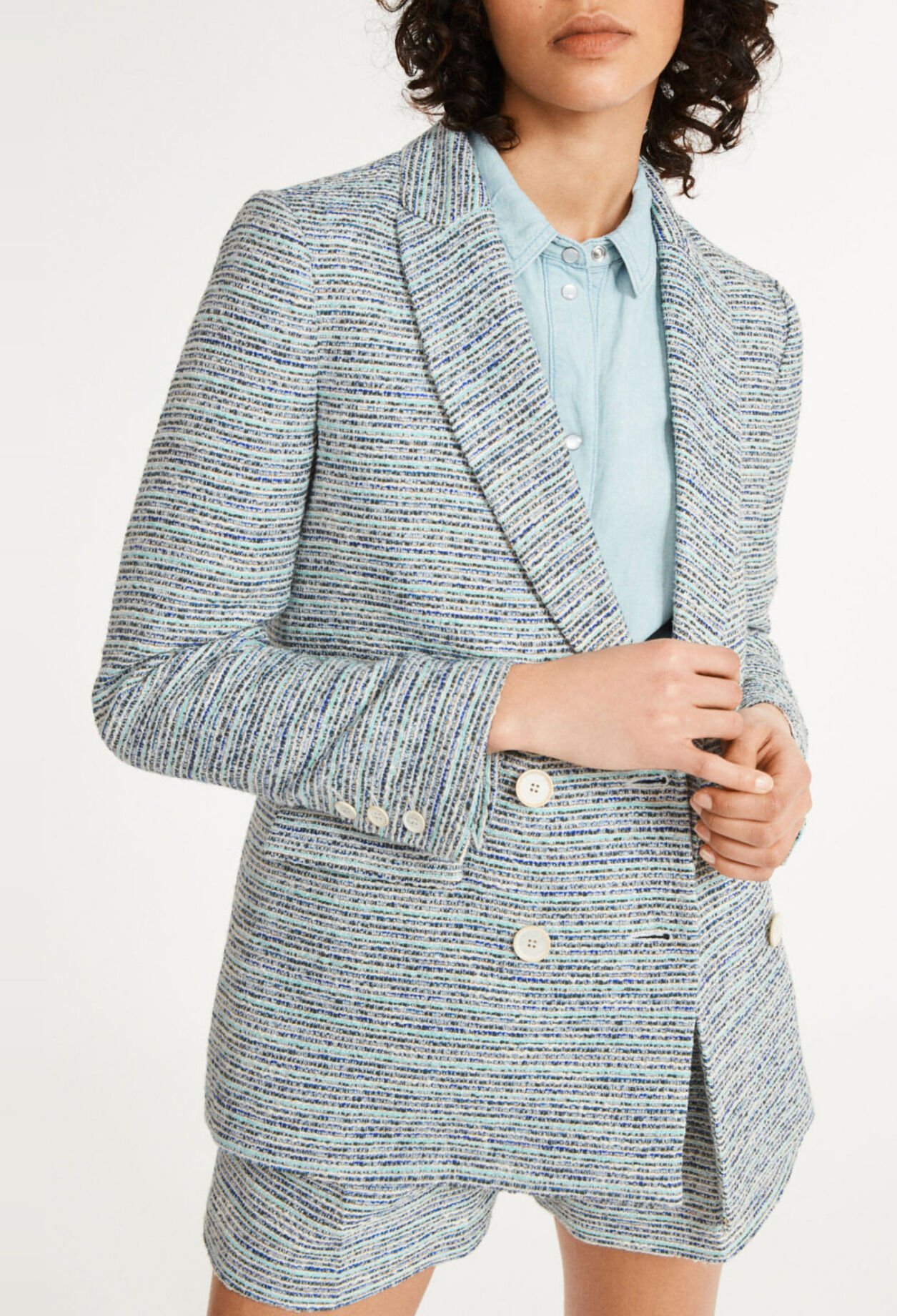 Gestreifte Jacke