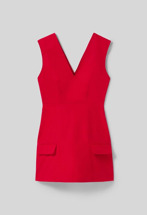 Figurbetontes kurzes Kleid