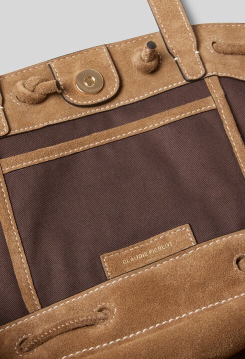 Shopper-Tasche aus Wildleder