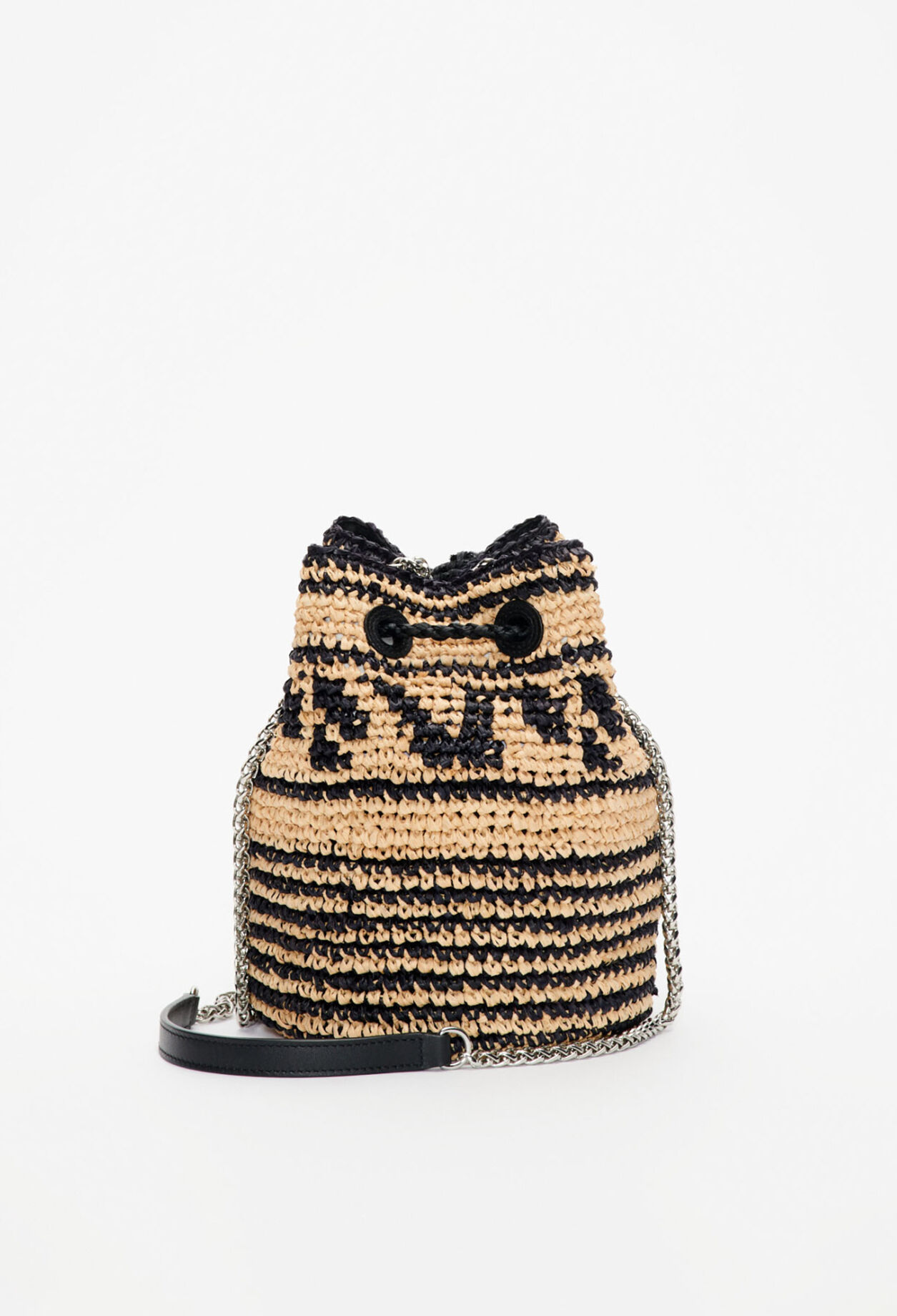 Handtasche aus Raffiabast