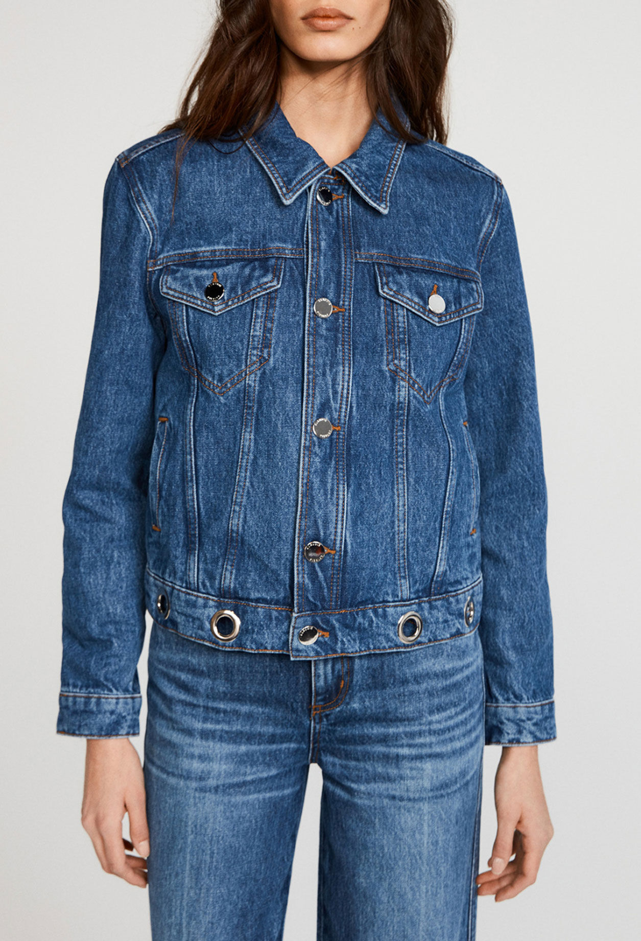 Wassersparende Jeans-Blouson