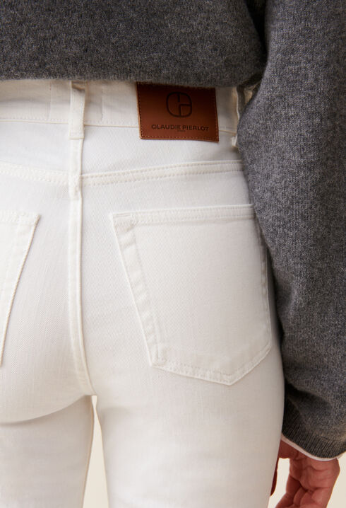 Jeans Toto Slim 7/8 Ecru