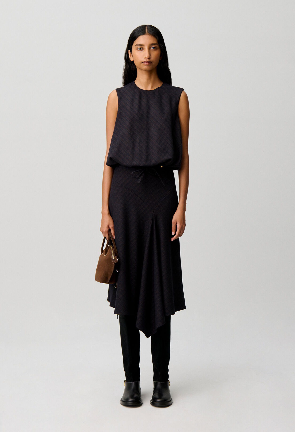 Kurzes blusiges Top
