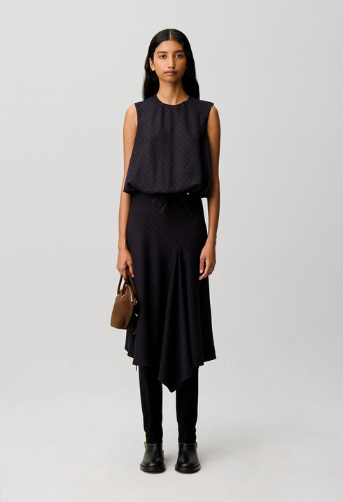 Kurzes blusiges Top