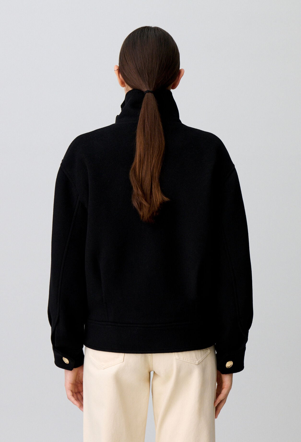 Kurzer Blouson-Mantel Gold