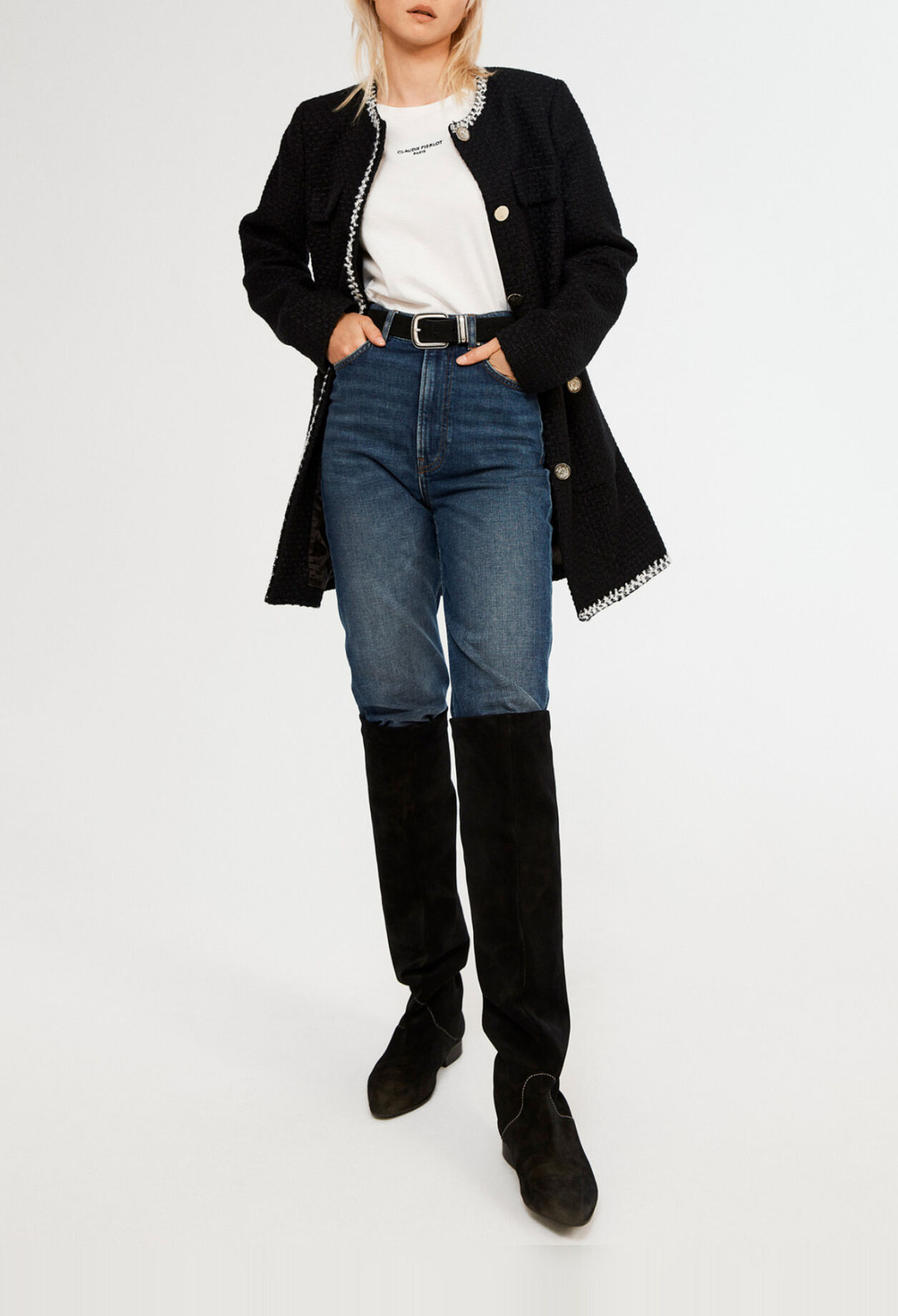 Tweed-Jacke