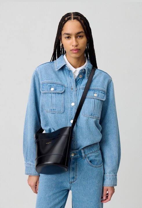 Solveig Tasche Eimer Leder